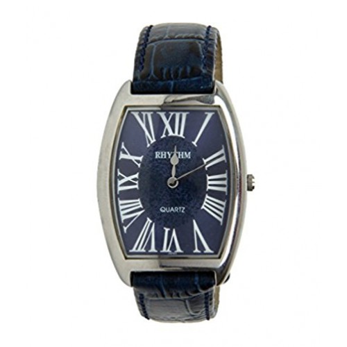 Rhythm(Japan) 316L Stainless Steel Butterfly Buckle Men Wrist Watch 4.2x2.9x0.8cm